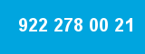 922 278 00 21